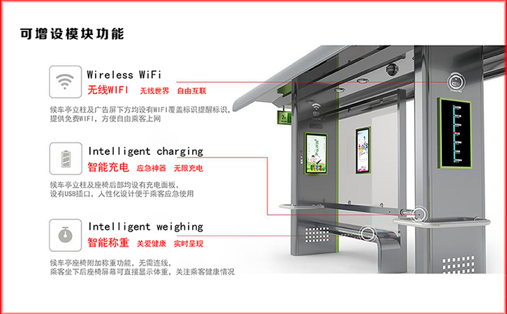 公交站台效果图